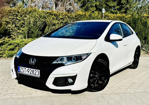 Honda Civic cena 59900 przebieg: 108456, rok produkcji 2015 z Kostrzyn małe 781